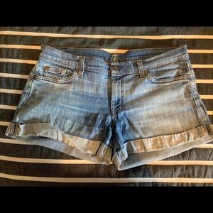 7 For All Mankind Denim Shorts